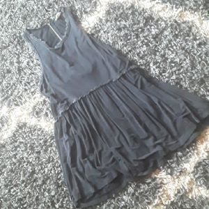 Womens Charcoal Gray Racerback Top